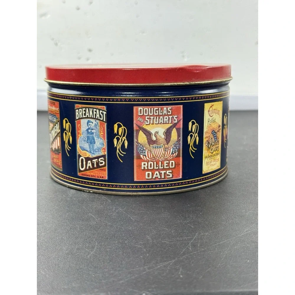 1983 Quaker Oats Limited Edition Tin Famous Oatmeal Cookies Recipe.‎